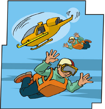 A Skydiving lesson