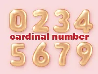 Định nghĩa & cách phát âm từ cardinal number
