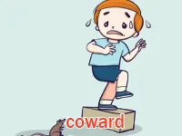 Định nghĩa & cách phát âm từ coward