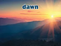 Định nghĩa & cách phát âm từ dawn
