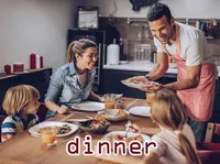 Định nghĩa & cách phát âm từ dinner