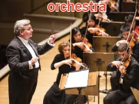 Định nghĩa & cách phát âm từ orchestra