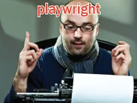 Định nghĩa & cách phát âm từ playwright