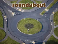Định nghĩa & cách phát âm từ roundabout