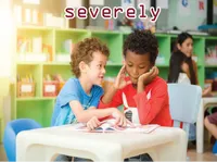 Định nghĩa & cách phát âm từ severely