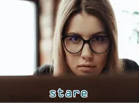 Định nghĩa & cách phát âm từ stare