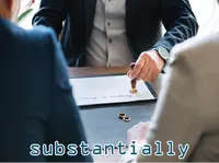 Định nghĩa & cách phát âm từ substantially