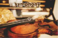 Định nghĩa & cách phát âm từ symphony