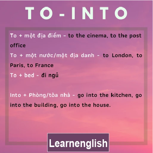 Cách sử dụng các giới từ căn bản và thông dụng nhất trong tiếng Anh