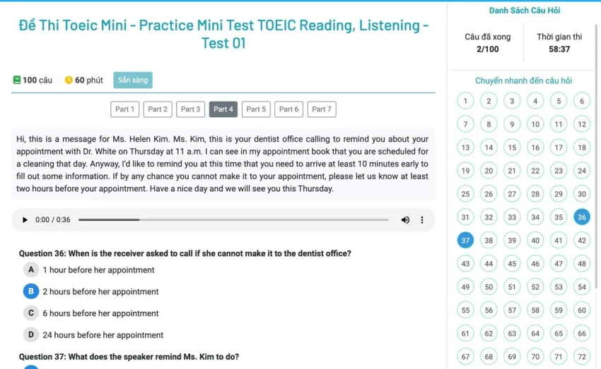 Bí kíp luyện thi Toeic hiệu quả tại nhà