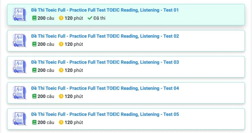 Bí kíp luyện thi Toeic hiệu quả tại nhà